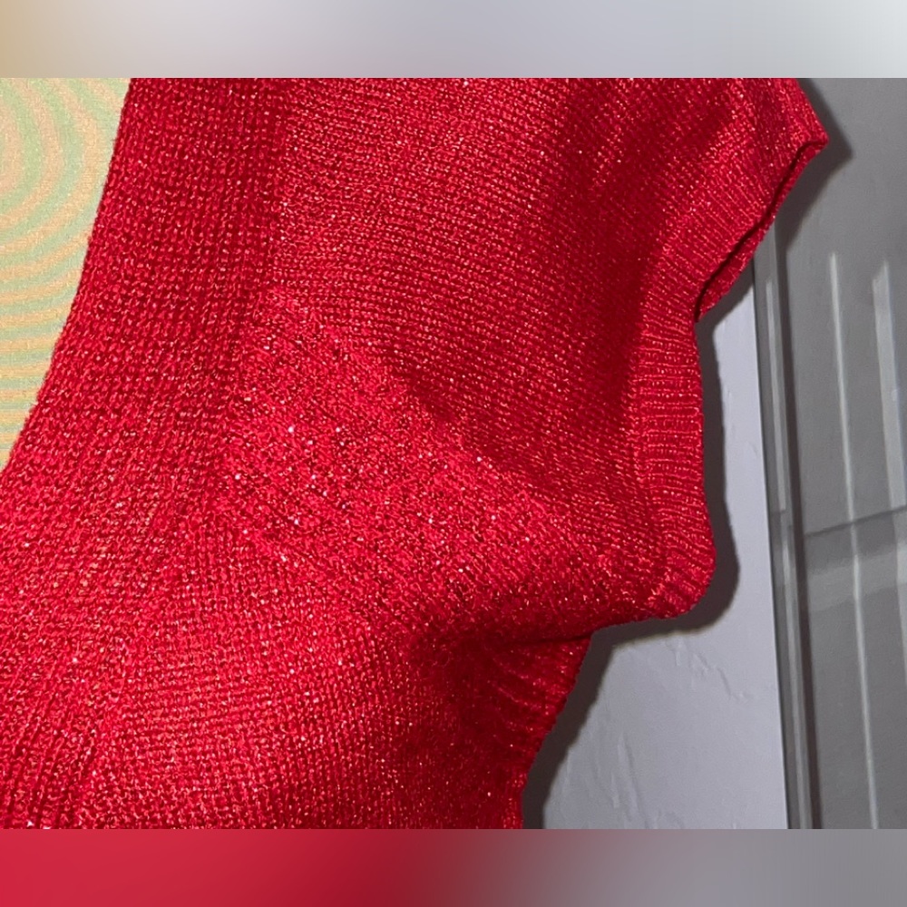 Red Sparkle Cocktail Dress & Jacket